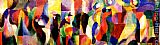 Bal Canvas Paintings - Sonia Delaunay Le Bal Bullier